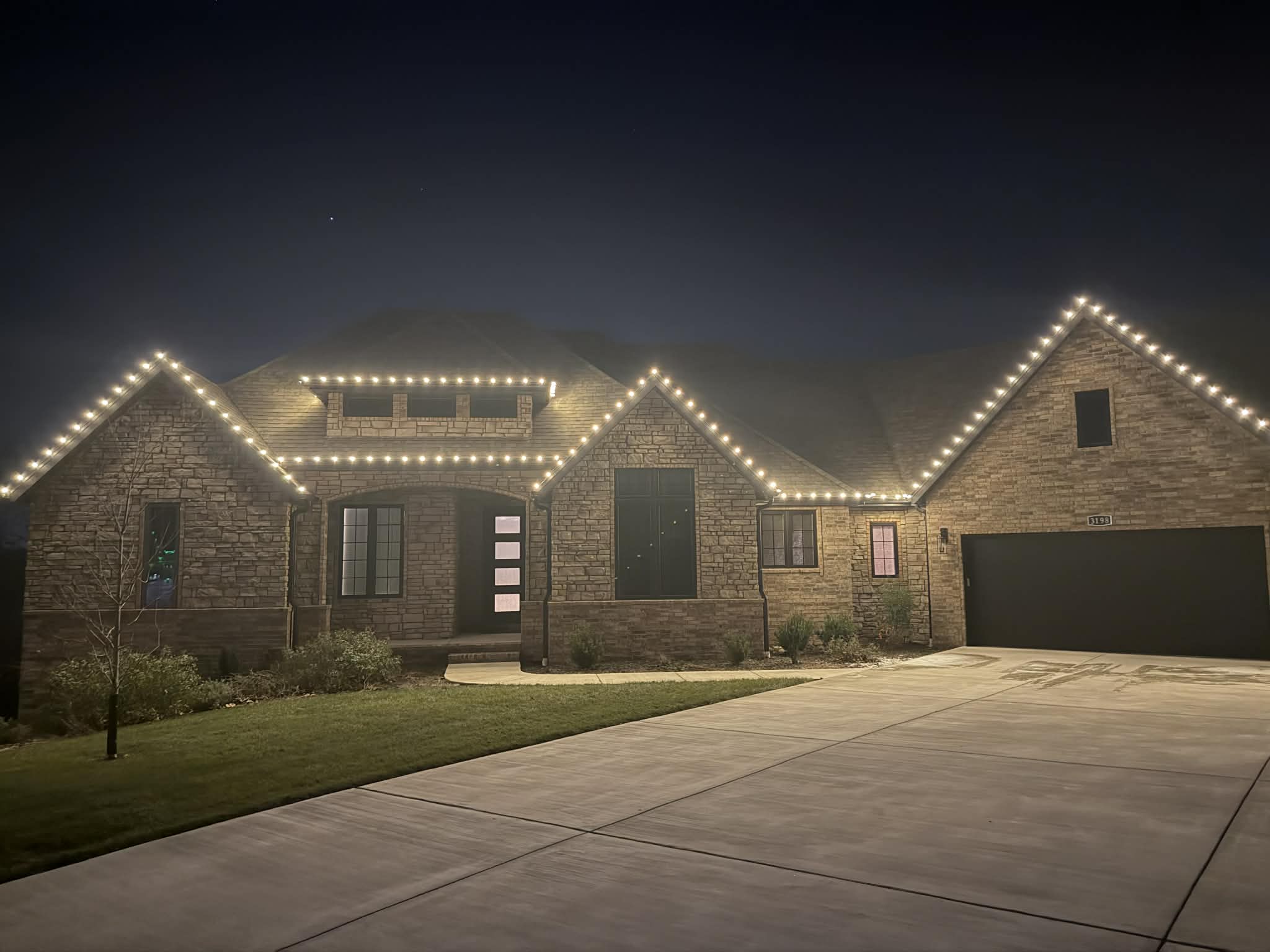 Christmas light installation — Branson MO by TF Exterior Group